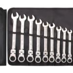 Ceta Form B06-R12  Cırcırlı Kombine Anahtar Takımı (Mafsallı) Bez Çantalı