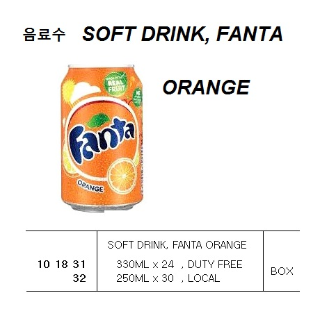 101831 SOFTDRINK,FANTAORANGE,330MLx24,DUTYFREE