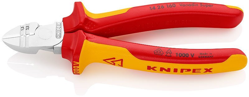 Knipex 14 26 160 Kablo Sıyırıcılı Yan Keski 160 mm VDE