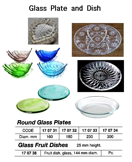 170734 ROUNDGLASSPLATE,300MM