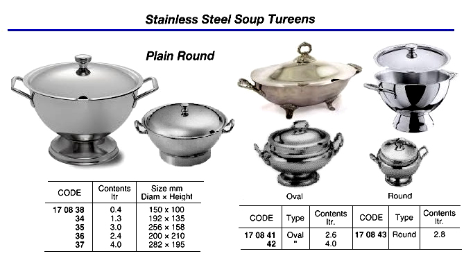 170841 ST.STEELSOUPTUREEN,OVAL2.6LTR