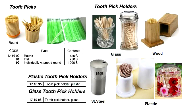 171090 TOOTHPICK,ROUND150'S