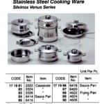 171981 ST.STEELCASSEROLE,SILVINOXVENUSNO.23224.0LTR