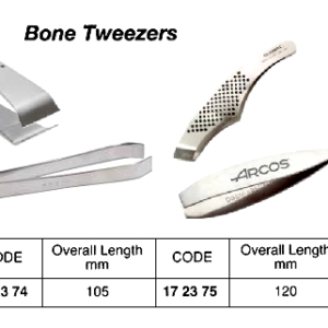 172374 ST.STEELTWEEZERSBONE,105MM
