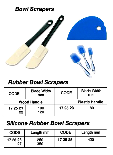 172528 BOWLSCRAPER,SILICONERUBBERLENGTH420MM