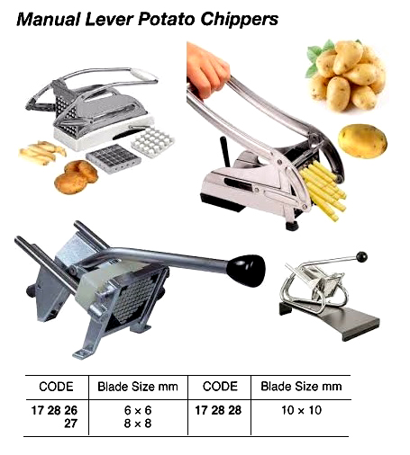 172828 MANUALLEVERPOTATOCHIPPER,10x10MM