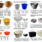 173256 PLASTICROUNDBASKET,200MMDIAM