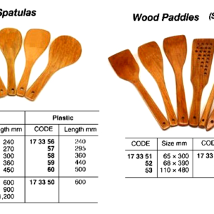 173354 WOODPADDLE(SPATULA)OVERALL600MM