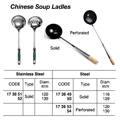 173651 ST.STEELSOUPLADLE,CHINESETYPE,120MMD