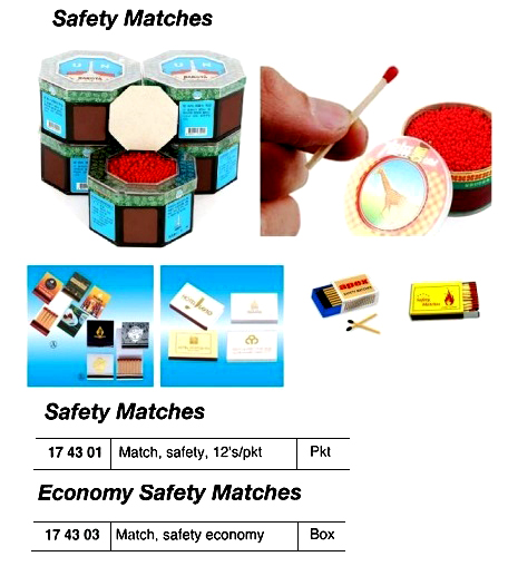 174301 SAFETYMATCH,12'S