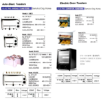 174557 ELECTRICOVENTOASTER,220V,850W