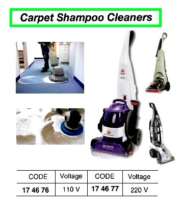174676 CARPETSHAMPOOCLEANER110V