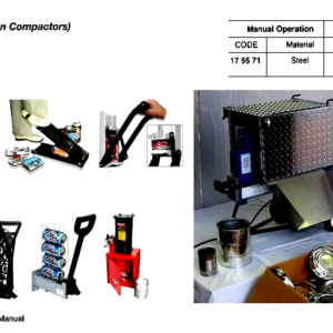 175574 ELECTRICALCANCRUSHERAC220V