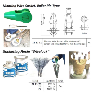 211177 SOCKETINGRESIN"WIRELOCK"1000CC