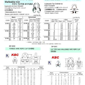 230817 STANDARDWIRECLIP,CAST-IRON,GALV6MM