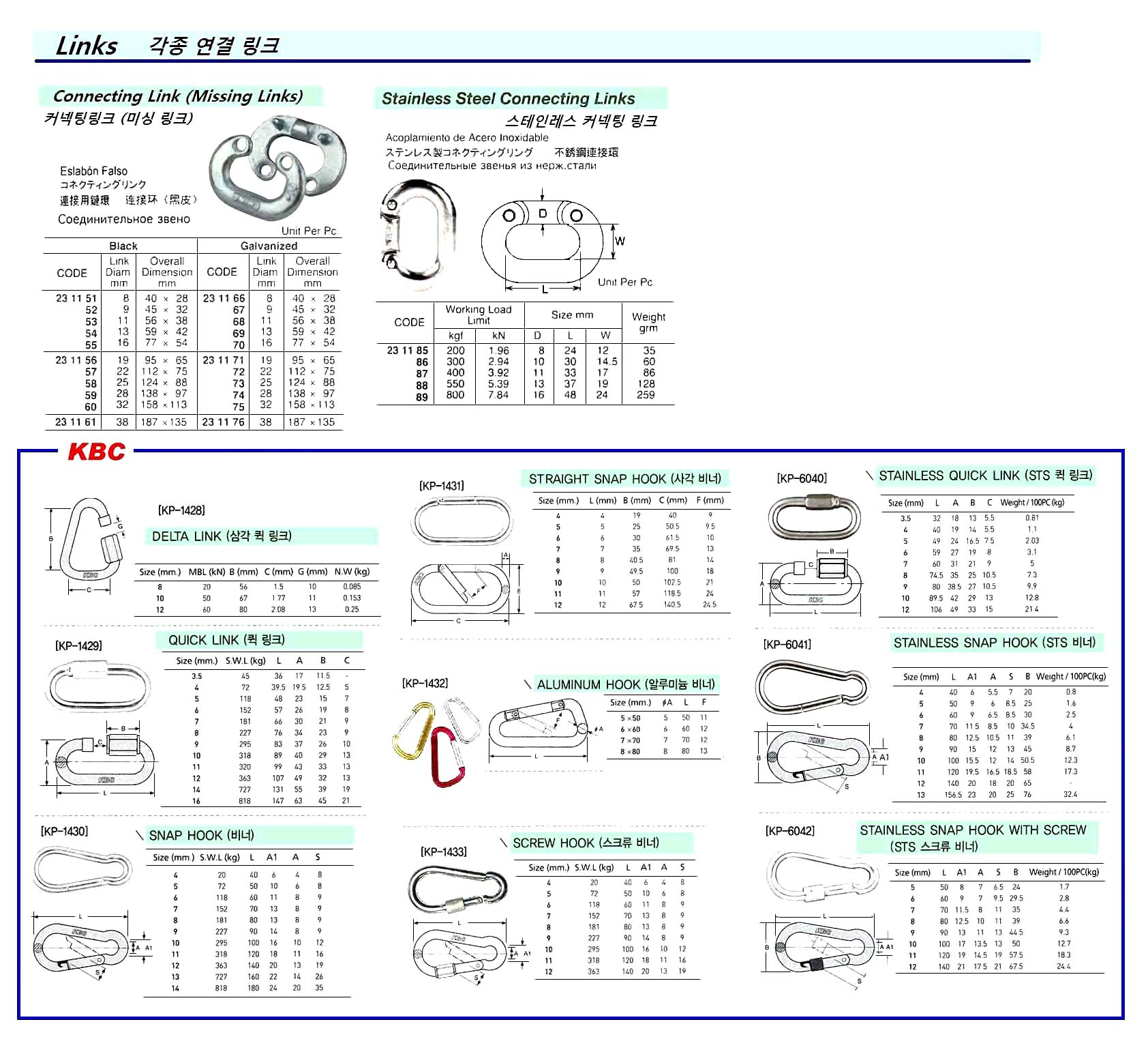231152 CONNECTINGLINK(MISSINGLINK),BLACK9MM