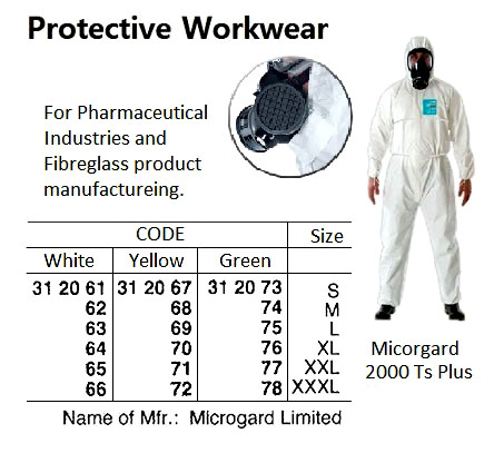 312065 PROTECTIVEWORKWEAR,MICROGARD2000TSPLUS,WHITE,XXL