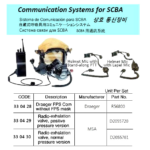 330428 COMMUNICATIONSYSTEMFORSCBA,DRAEGERFPSCOMWITHOUTFPSMASK,P.NO:R56800,DRAGER