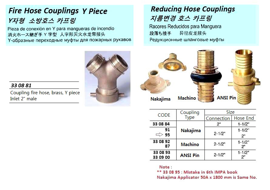 330892 REDUCINGHOSECOUPLING,MACHINO2-1/2"CONNECTx1-1/2"HOSEEND