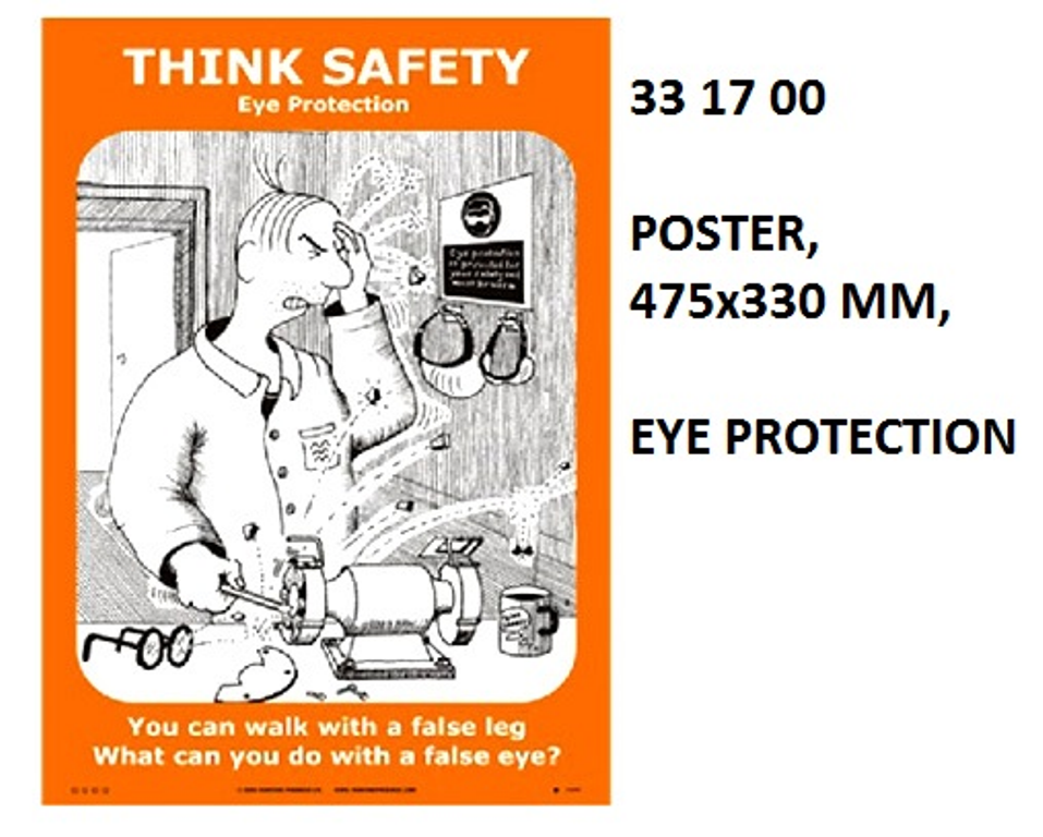 331700 POSTER,475x330MM,EYEPROTECTION
