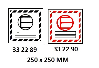 332290 MARKINGOFPACKAGES,250x250MM,