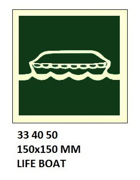 334050 IMOSYMBOLS,150x150MM,LIFEBOAT