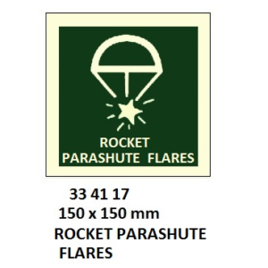 334117 IMOSYMBOLS,150x150MM,ROCKETPARASHUTEFLARES