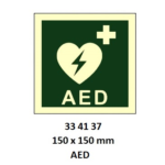 334137 LSASIGN,150x150MM,AED