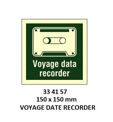334157 LSASIGN,150x150MM,VOYAGEDATERECORDER