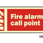 336142 FIRESIGN(RED),100x300MM,FIREALARMCALLPOINT
