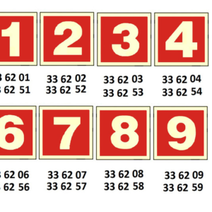 336202 FIRESIGN(RED),100x100MM,2