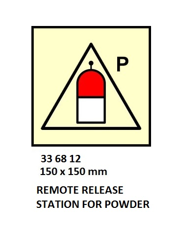 336812 FIRECONTSYMBOL,150x150MM,RMT.RELEASESTA.FORPOWDER