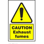 337561 HAZARDSIGN,200x150MM,EXHAUSTFUMES