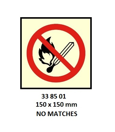 338501 PROHIBITIONSIGN,150x150MM,NOMATCHES