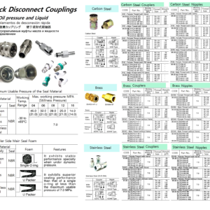 352320 QUICKDISCONNECTCARBONSTEELCOUPLINGFOROILPRESS.ANDLIQ.,OHC-MALETHREAD(W/OVALVE),RC1,OHC16-16M-SO