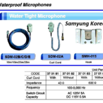 370184 WATERPROOFMICROPHONE,WITHOUTCURLCORD,600OHM