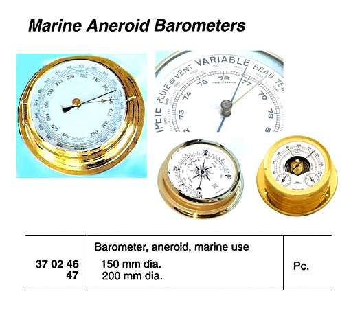 370246 MARINEANEROIDBAROMETER,150MMDIAM