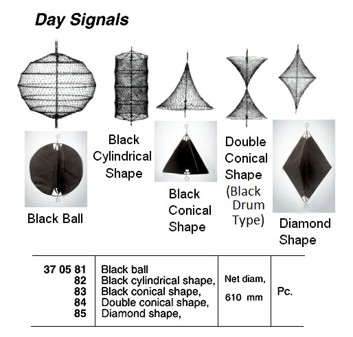 370584 DAYSIGNAL,DOUBLECONICALSHAPENET,610MM