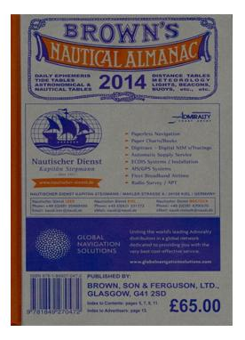 370601 BROWN'SNAUTICALALMANAC