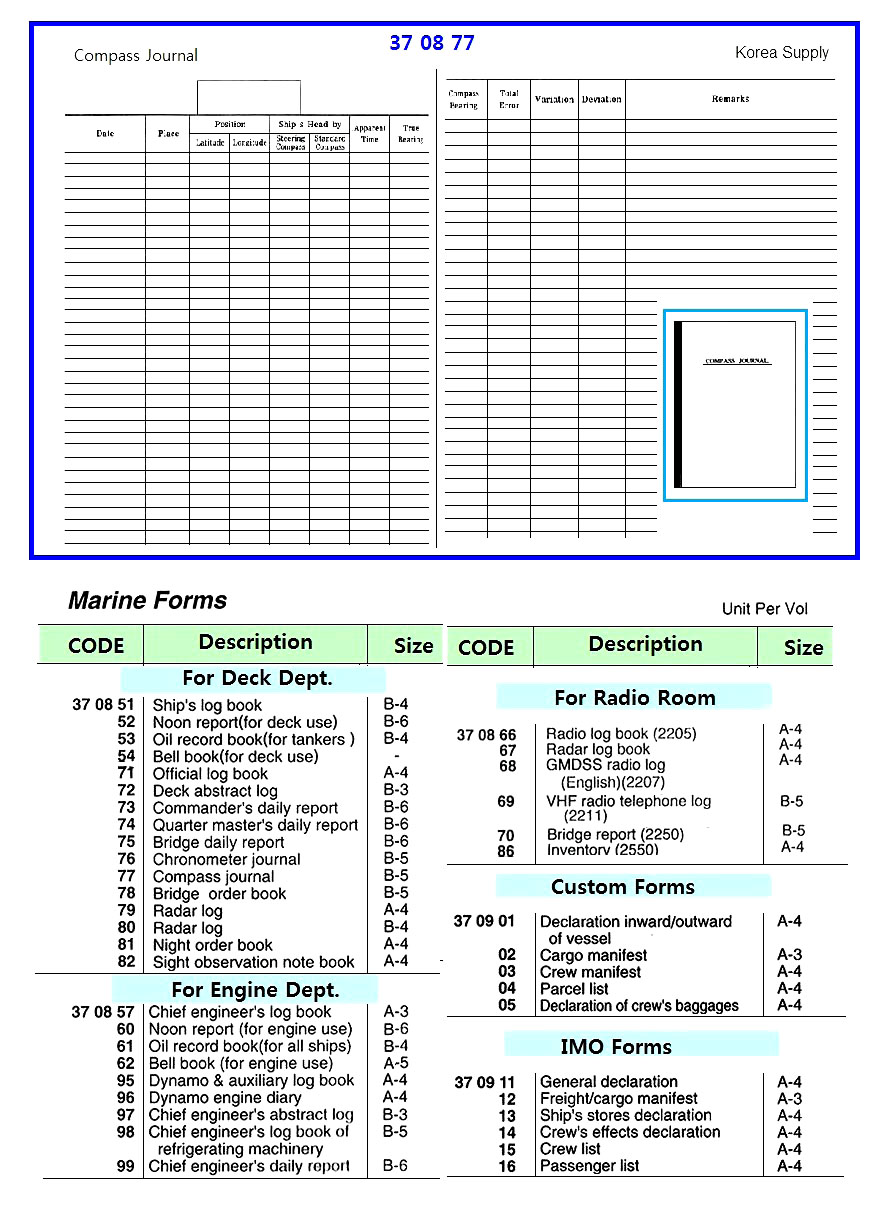370877 DECKFORMS,COMPASSJOURNAL,B-5