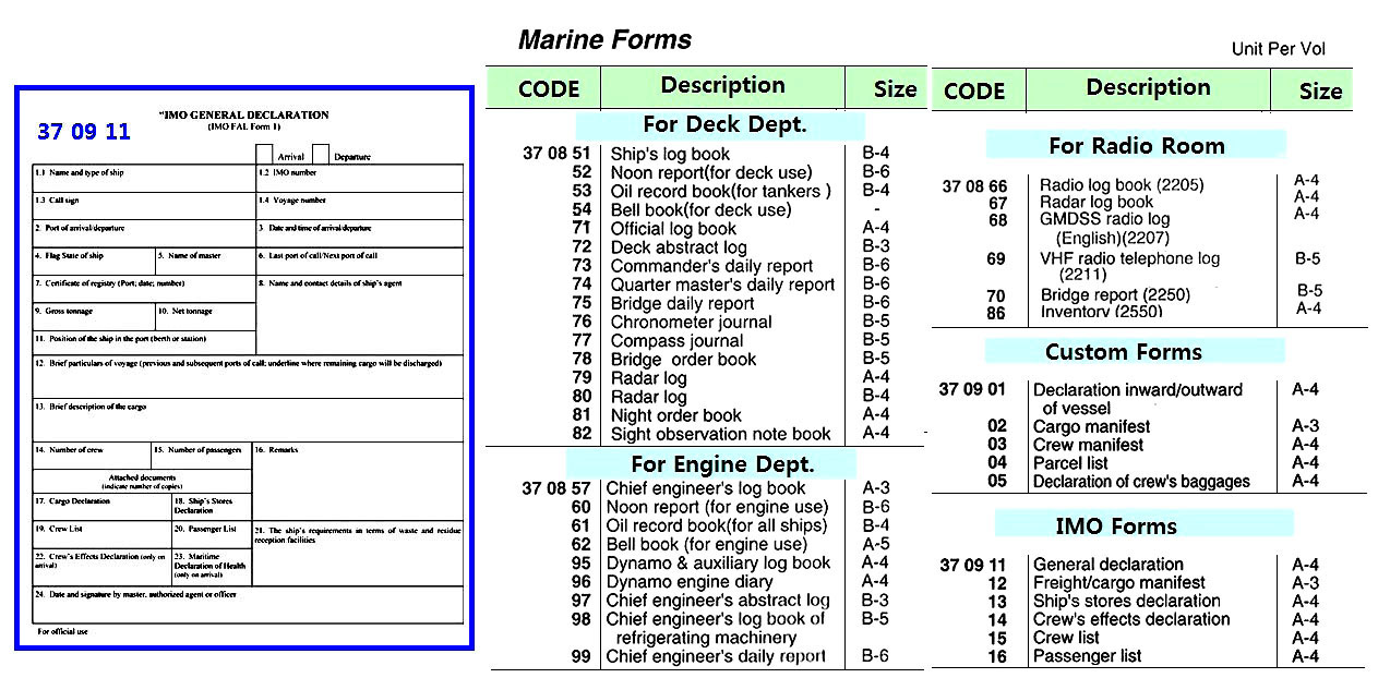 370911 IMOPUBLICATION,IMO371.E,GENERALDECLARATION,A-4