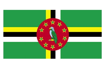 371114 MERCHANTFLAG4'x6'BUNTINGDOMINICA