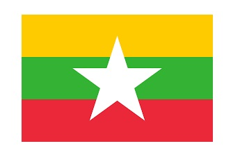 371133 MERCHANTFLAG4'x6'BUNTINGMYANMAR