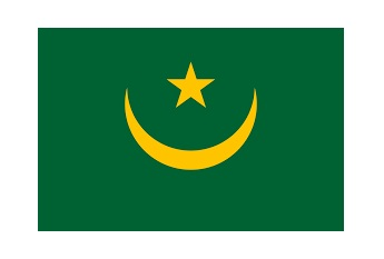 371162 MERCHANTFLAG4'x6'BUNTINGMAURITANIA