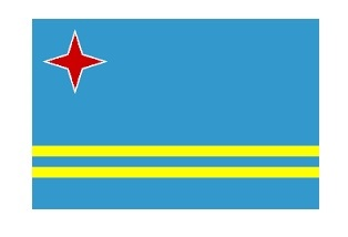 371173 MERCHANTFLAG4'x6'BUNTINGARUBA