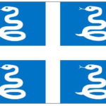 371179 MERCHANTFLAG4'x6'BUNTINGMARTINIQUE
