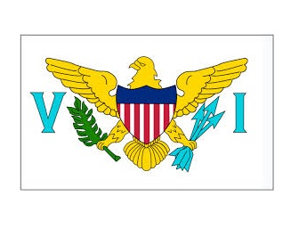 371185 MERCHANTFLAG4'x6'BUNTINGVIRGINISLANDS(USA)