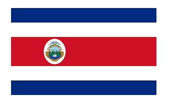 371212 MERCHANTFLAG3'x4'BUNTINGCOSTARICA