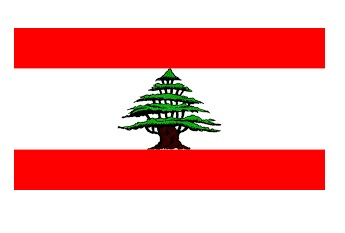 371241 MERCHANTFLAG3'x4'BUNTINGLEBANON