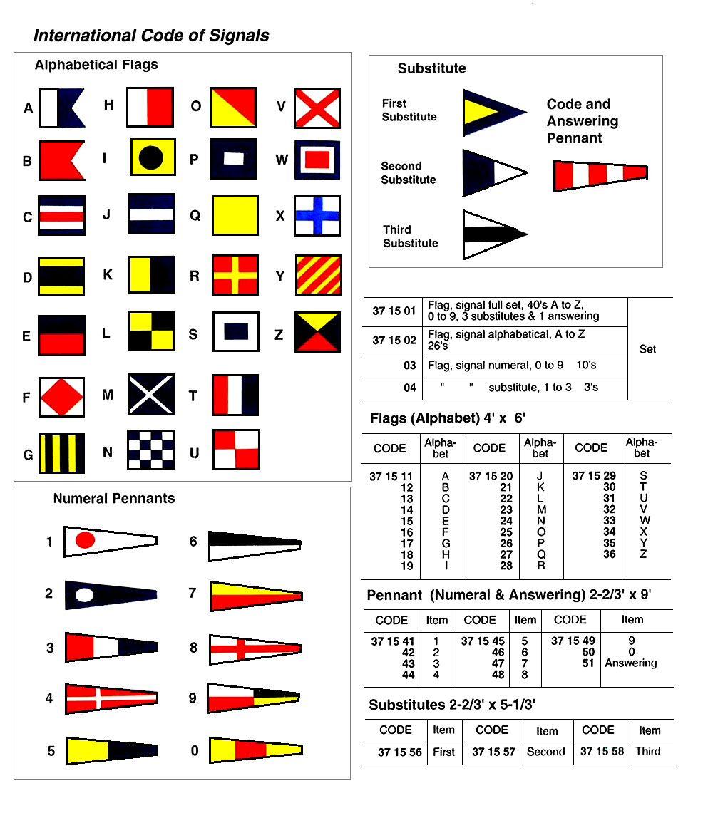 371529 FLAGSIGNALLETTER4'x6'"S"